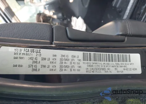 2019 Jeep Grand Cherokee Limited X 4X4 from USA, damaged, VIN 1C4RJFBG7KC678053